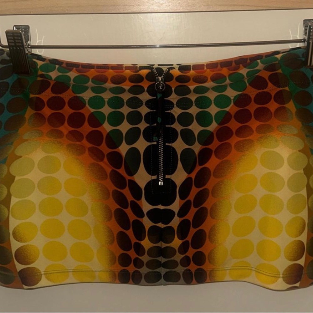 Jean paul gaultier dots skirt